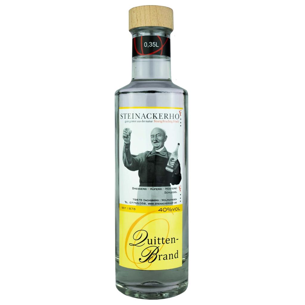 Quittenbrand Schnaps 40% Alkohol Brennerei Steinackerhof 0,35L 0,5L 1L hausgemachter Schnaps, hochwertige Quitten