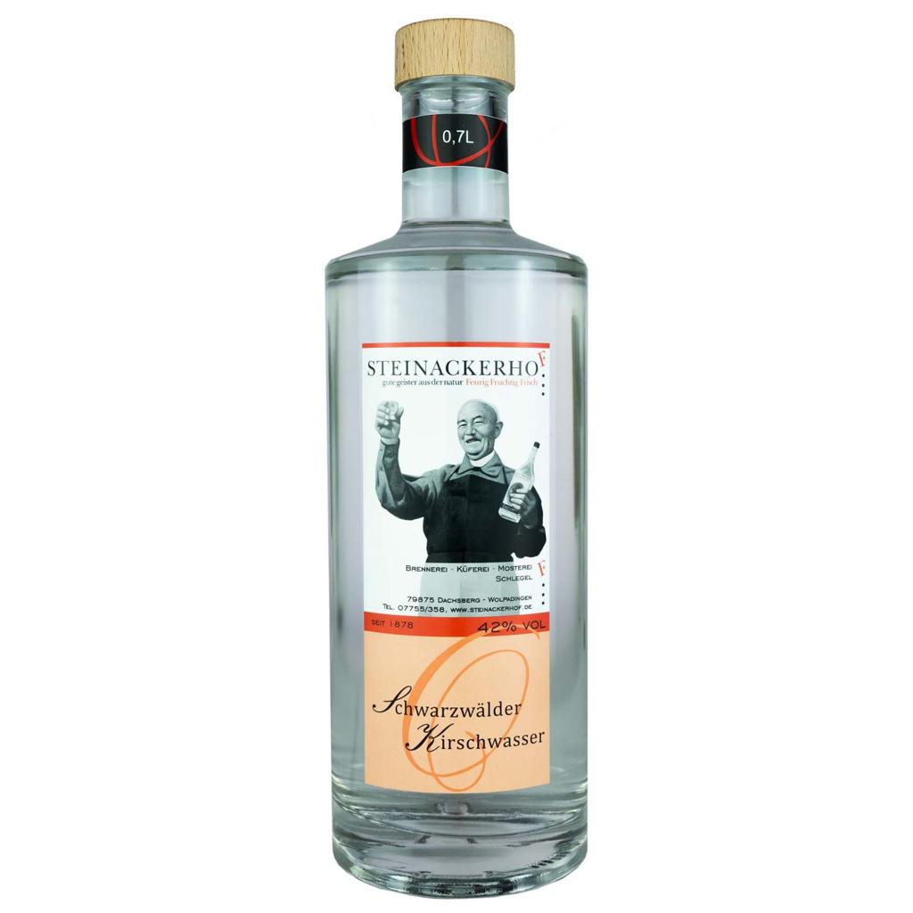 Schwarzwälder Kirschwasser 42% - Steinackerhof