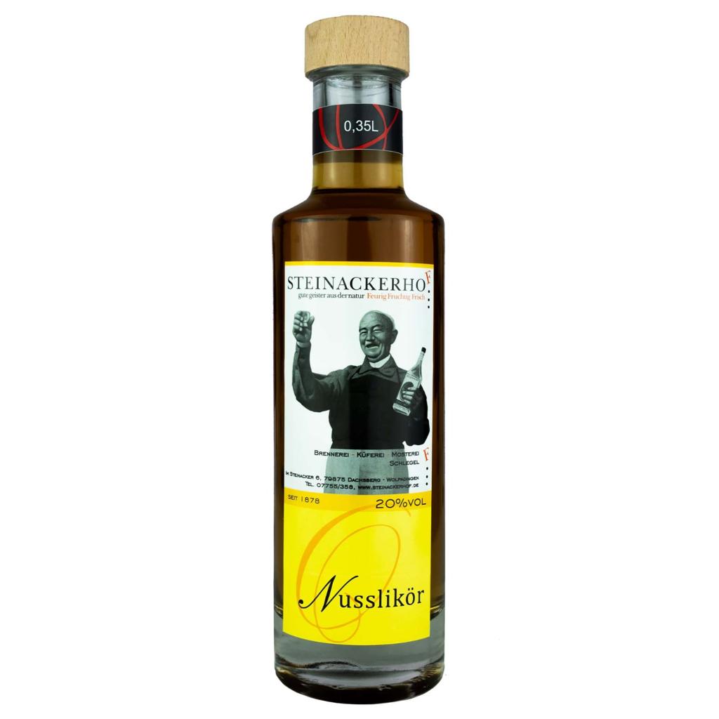 Nusslikör Steinackerhof 20% Alkohol 0,35L 0,7L 1L hausgemachter Likör